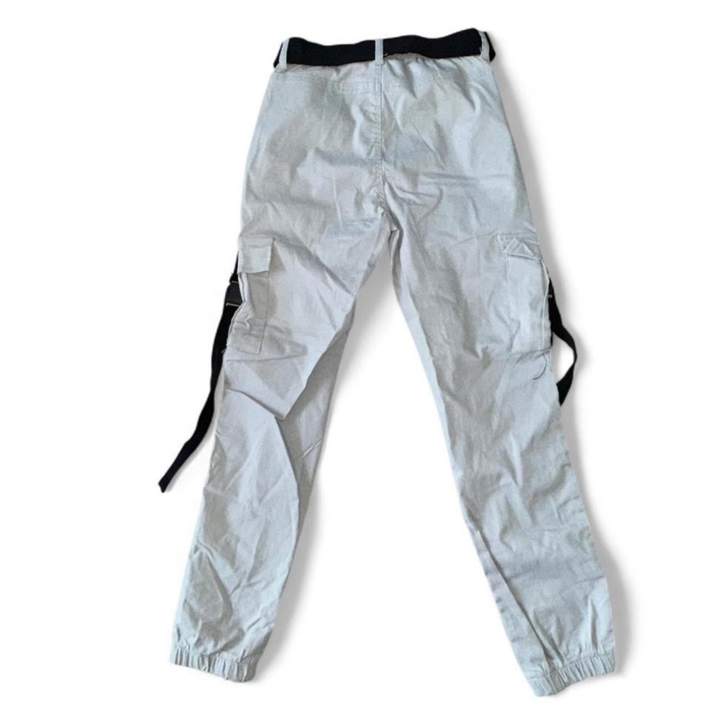 Thrill Light Gray Cargo Pants - Picture 2 of 6